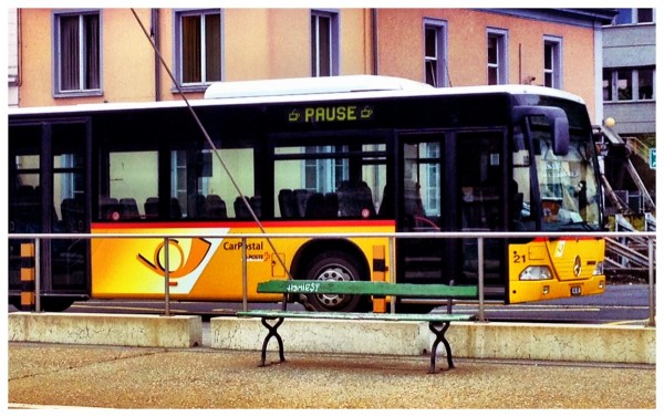 La pause du bus en Suisse